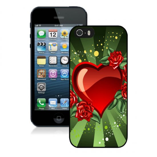 Valentine Rose iPhone 5 5S Cases CBO